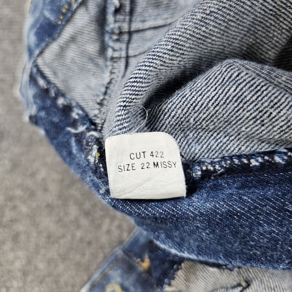 VTG RARE 80s Bon Jour Womens Acid Wash Tapered Mom Jeans Acid Wash 22 USA NWT - Picture 11 of 16